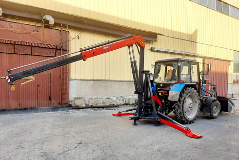 Тракторный кран манипулятор уммагро