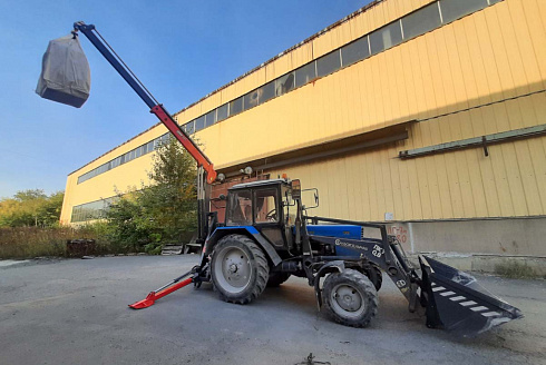 Тракторный кран манипулятор уммагро