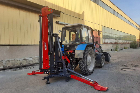 Тракторный кран манипулятор уммагро